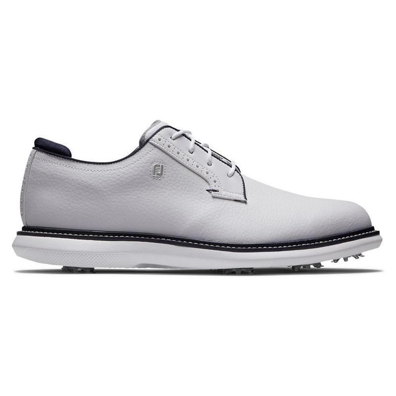 FootJoy Traditions Golf Shoe - White/White/Navy - main image