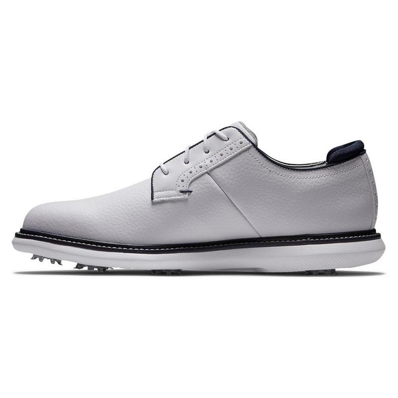 FootJoy Traditions Golf Shoe - White/White/Navy - main image