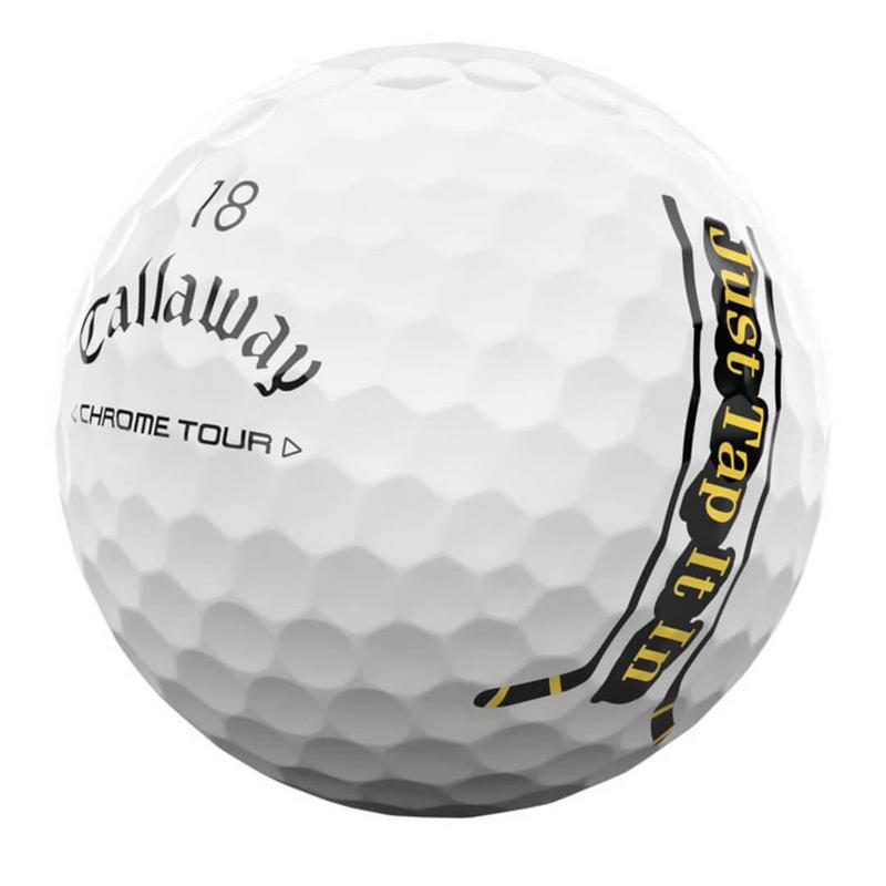 Callaway Chrome Tour Happy Gilmore 2 Golf Balls - Just Tap It In - main image