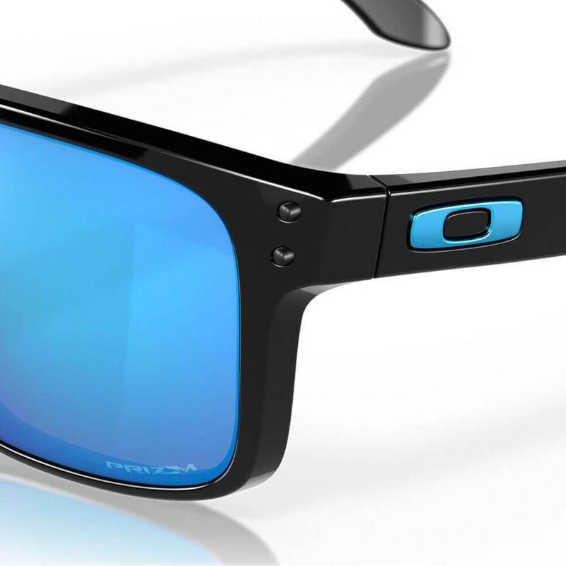 Oakley Holbrook Sunglasses - Polished Black w/Prizm Sapphire Lens - main image