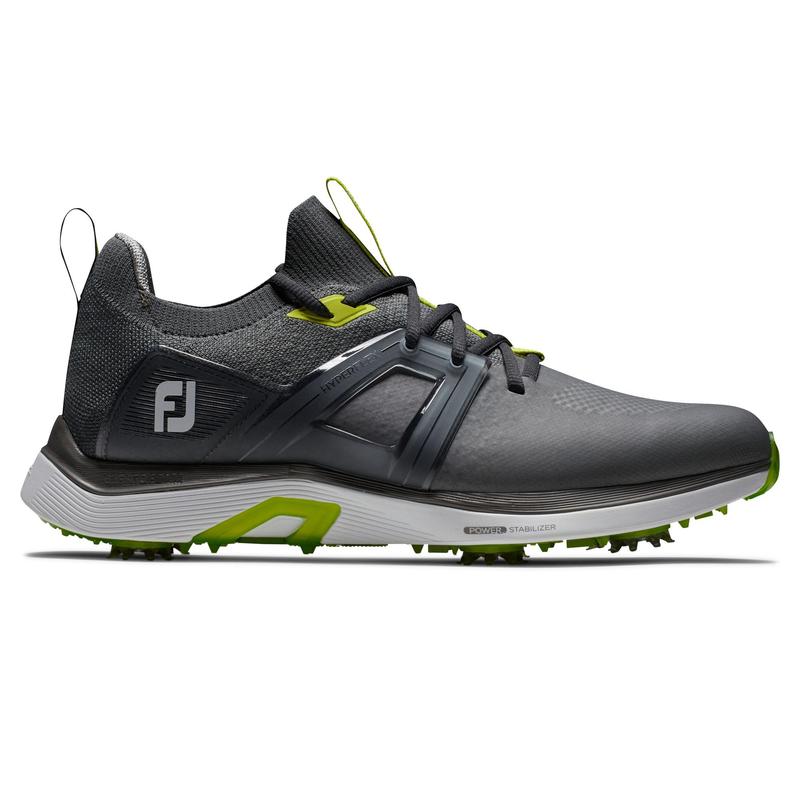 FootJoy Hyperflex Golf Shoes - Charcoal/Grey/Lime - main image