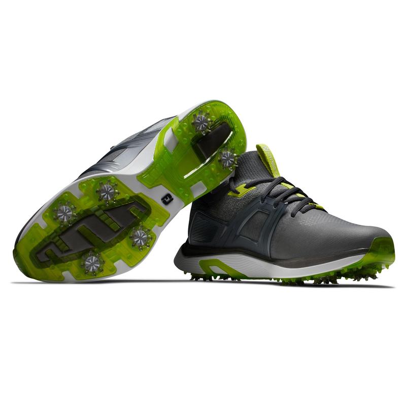 FootJoy Hyperflex Golf Shoes - Charcoal/Grey/Lime - main image