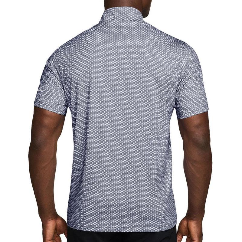 Nike Dri-Fit Velocity Micro Print Golf Polo Shirt - College Navy - main image