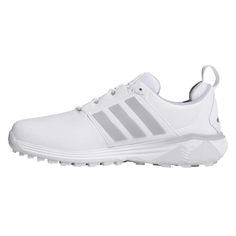 adidas Adipower Spikeless Golf Shoes - White/Silver Metallic/Halo Silver - main image