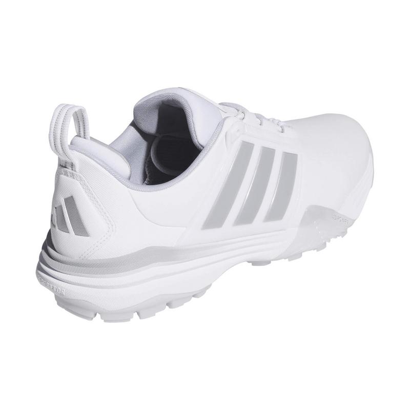 adidas Adipower Spikeless Golf Shoes - White/Silver Metallic/Halo Silver - main image