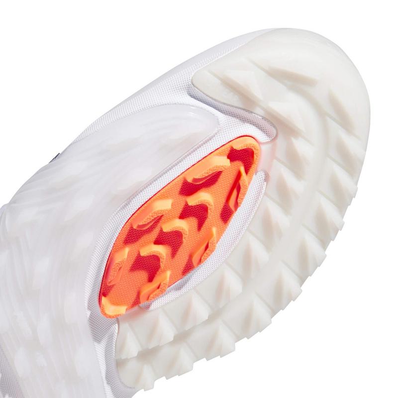 adidas Adipower Spikeless Golf Shoes - White/Collegiate Navy/Lucid Orange - main image