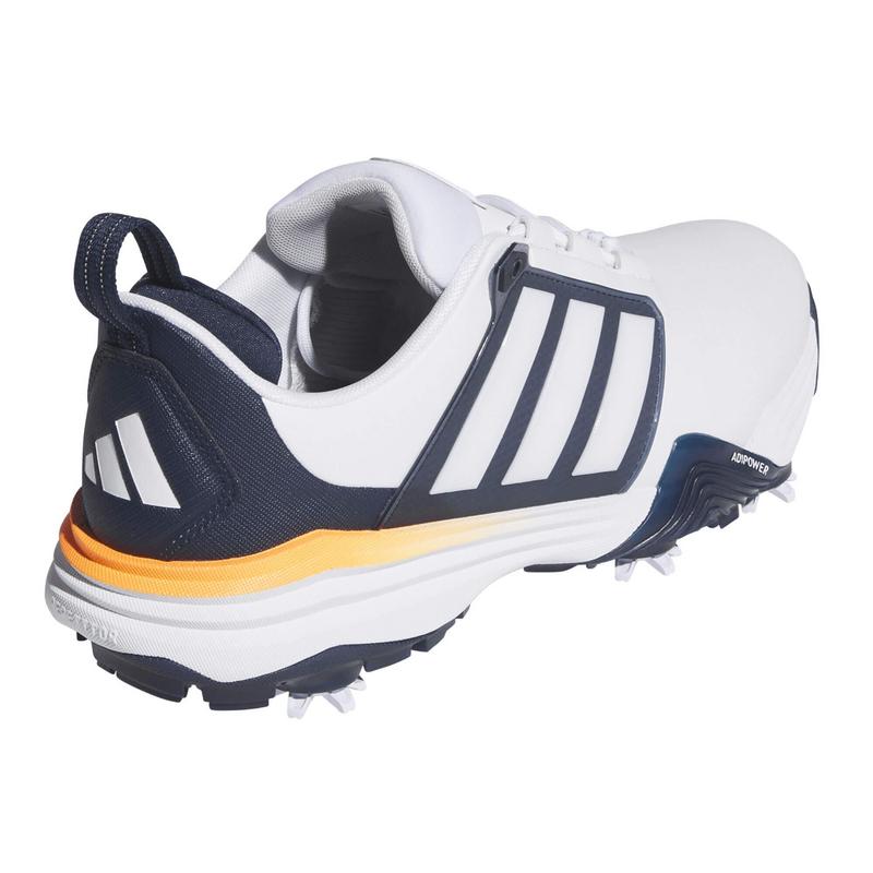 adidas Adipower Golf Shoes - White/Collegiate Navy/Lucid Orange - main image