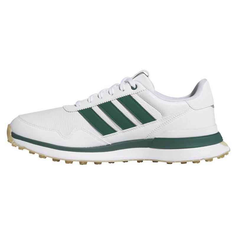 adidas S2G Leather Spikeless Golf Shoes - White/Collegiate Green/Gum - main image