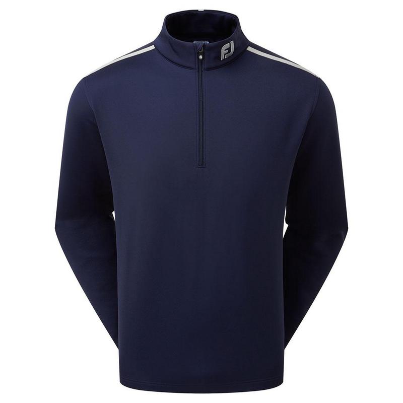 FootJoy Jersey Solid Chill-Out Golf Sweater - Navy - main image