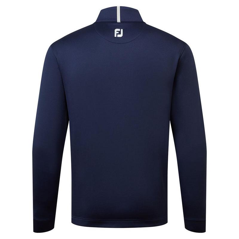 FootJoy Jersey Solid Chill-Out Golf Sweater - Navy - main image