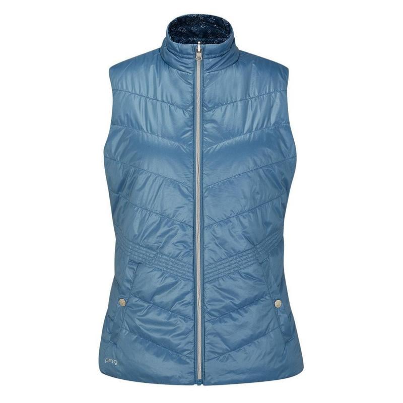 Ping Ladies Lola Reversible Insulated Golf Vest - Stone Blue - main image