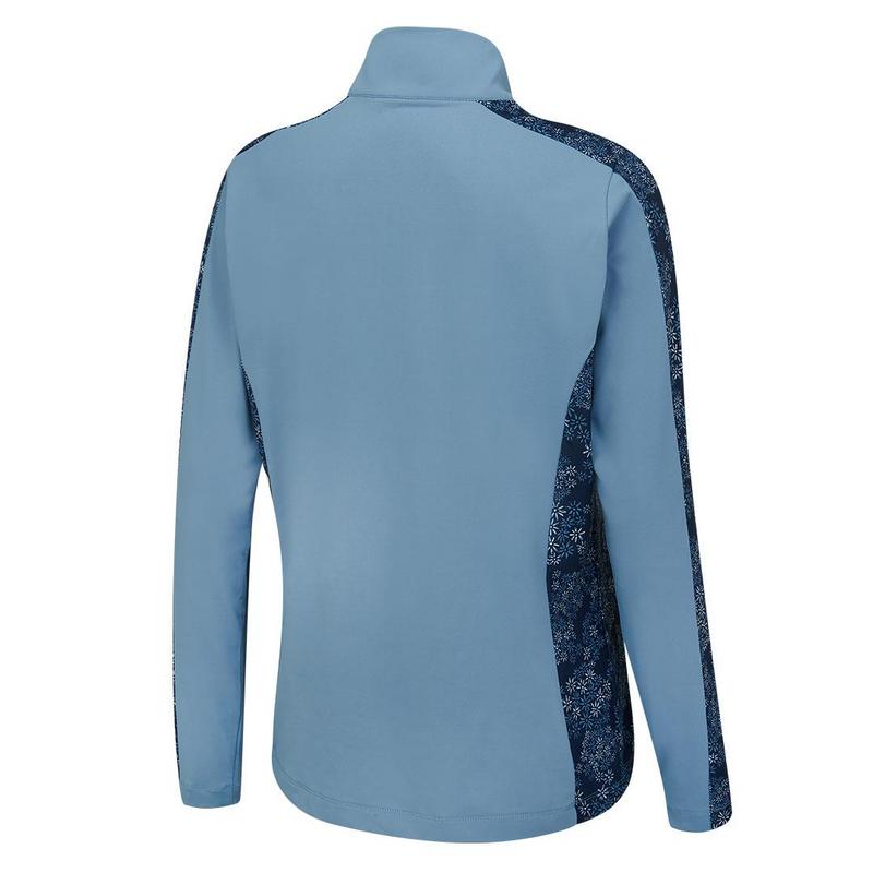 Ping Ladies Zenya Half Zip Golf Top - Stone Blue - main image