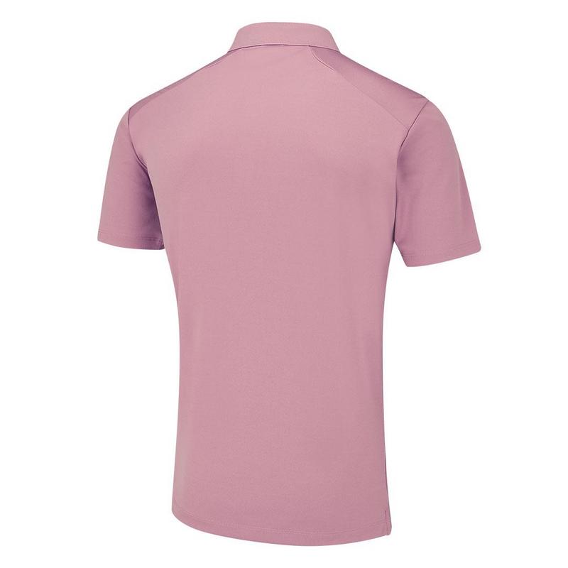 Ping Lindum Golf Polo Shirt - Rosewood - main image