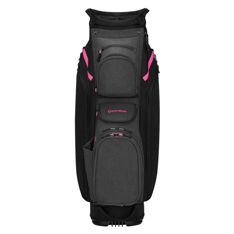TaylorMade TM Cart Lite Golf Bag - Grey/Neon Pink - main image