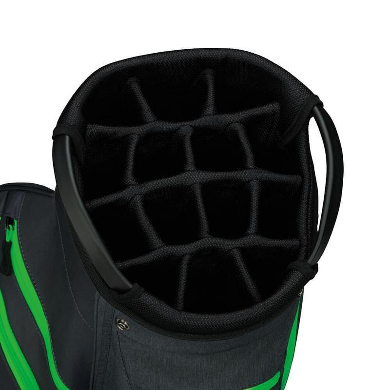 TaylorMade TM Cart Lite Golf Bag Grey/Neon Green - main image