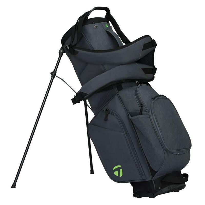 TaylorMade FlexTech Golf Stand Bag - Grey/Neon Green - main image
