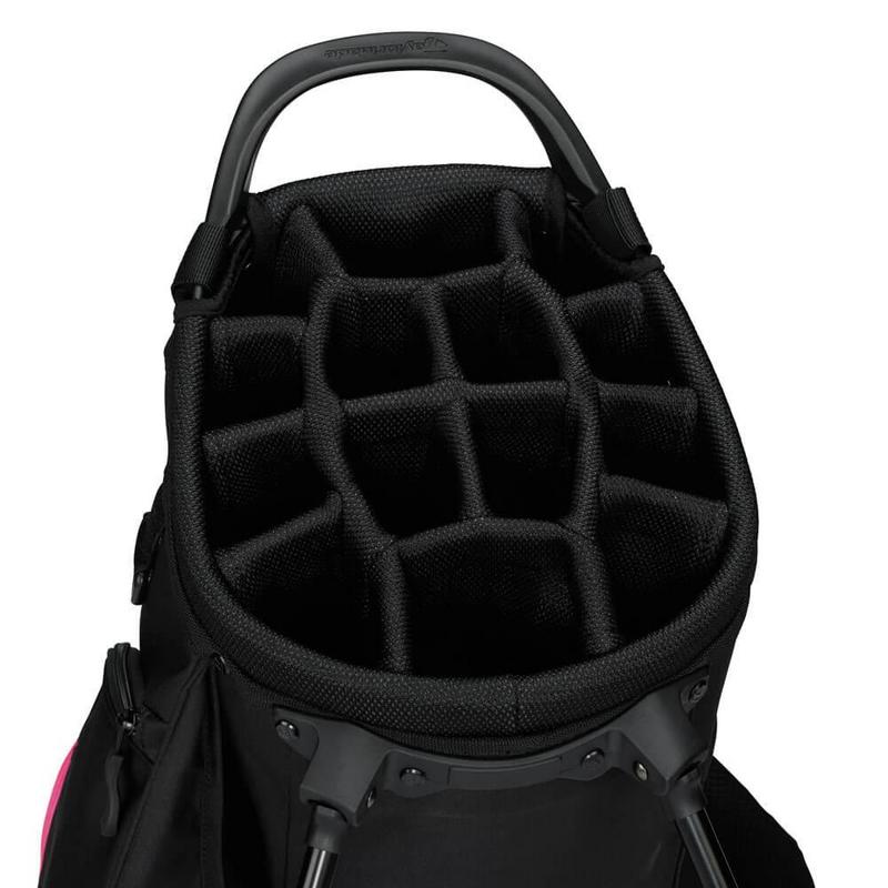 TaylorMade FlexTech Crossover Golf Stand Bag Grey/Neon Pink - main image