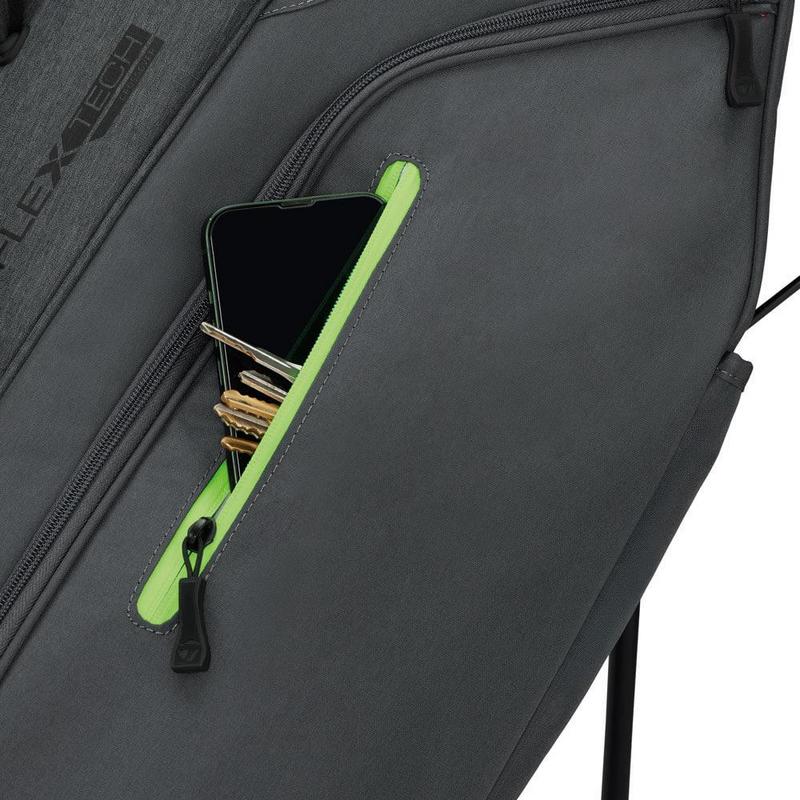 TaylorMade FlexTech Crossover Golf Stand Bag Grey/Neon Green - main image