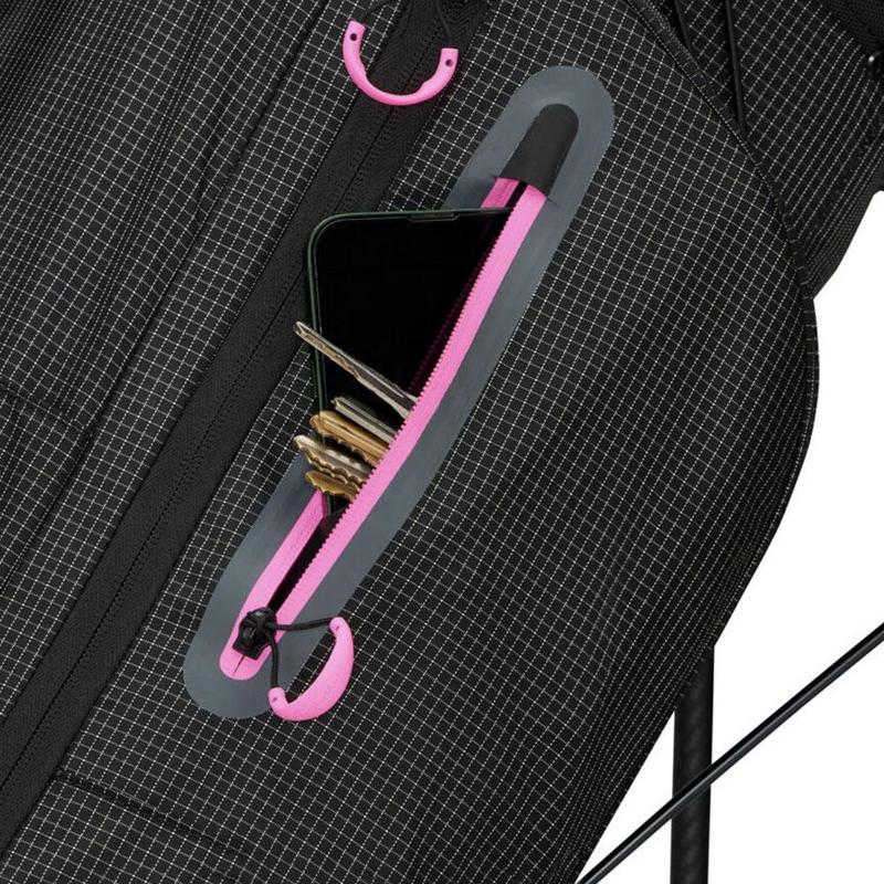 TaylorMade FlexTech SuperLite Golf Stand Bag - Black/Neon Pink - main image