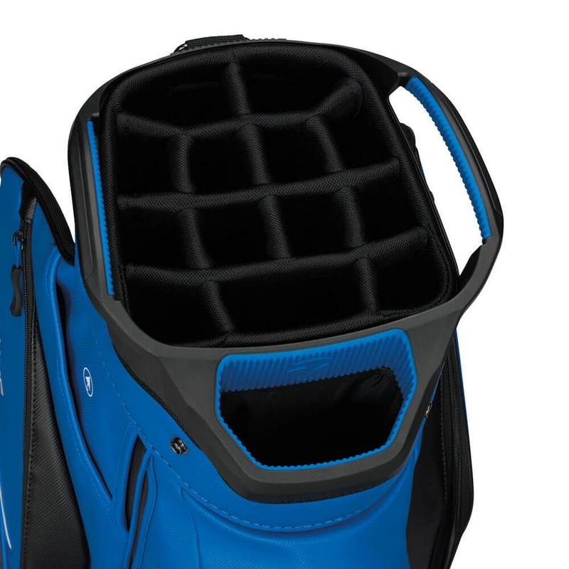 TaylorMade Deluxe Golf Cart Bag - Black/Blue - main image