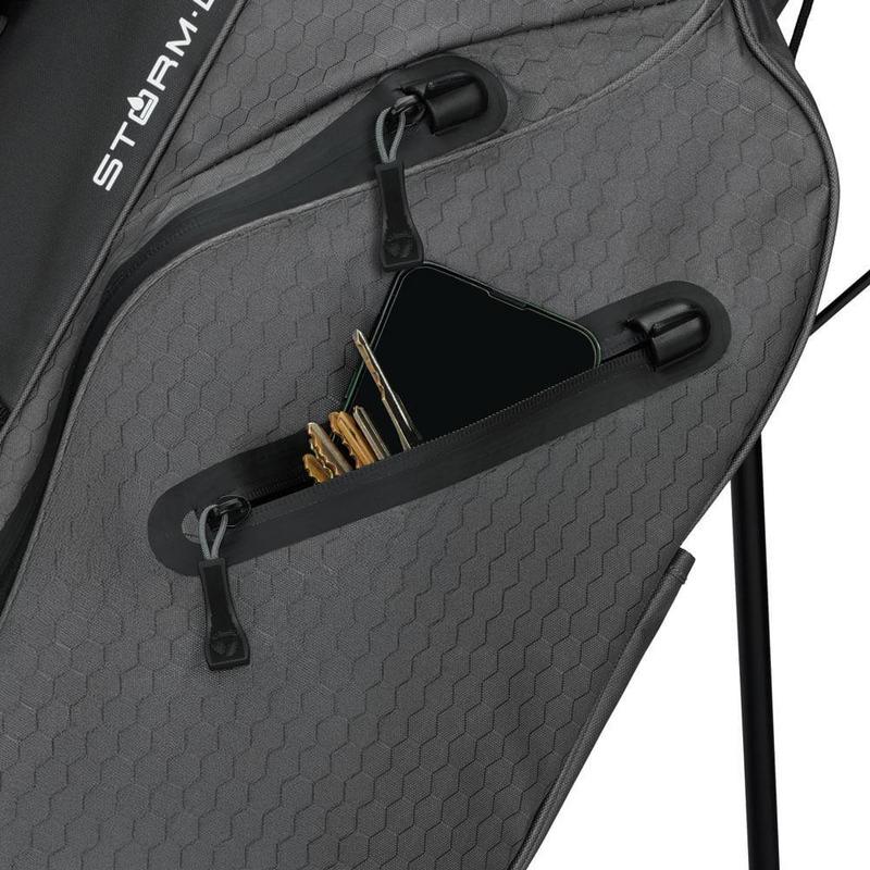 TaylorMade Storm Dry Waterproof Golf Stand Bag Grey/Black - main image