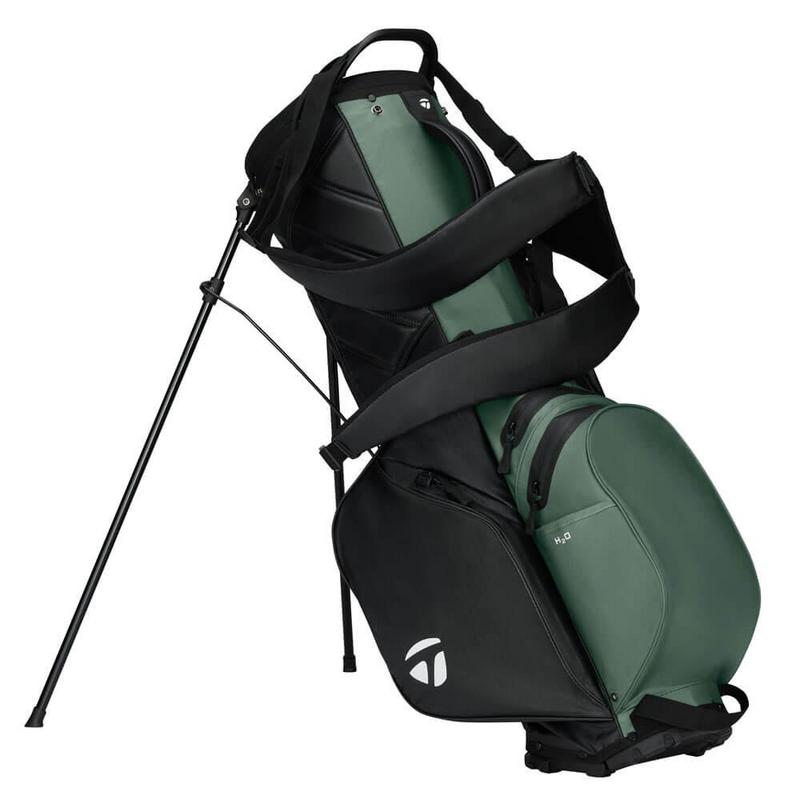 TaylorMade Storm Dry Waterproof Golf Stand Bag Black/Dark Sage - main image