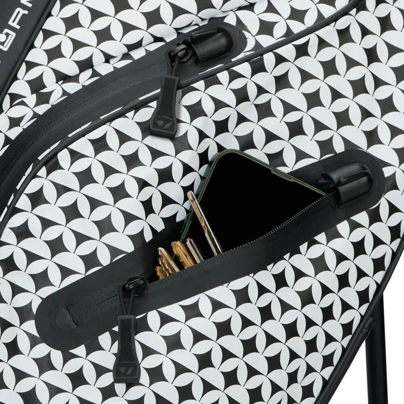 TaylorMade Storm Dry Waterproof Golf Stand Bag - Heritage Icon Black - main image