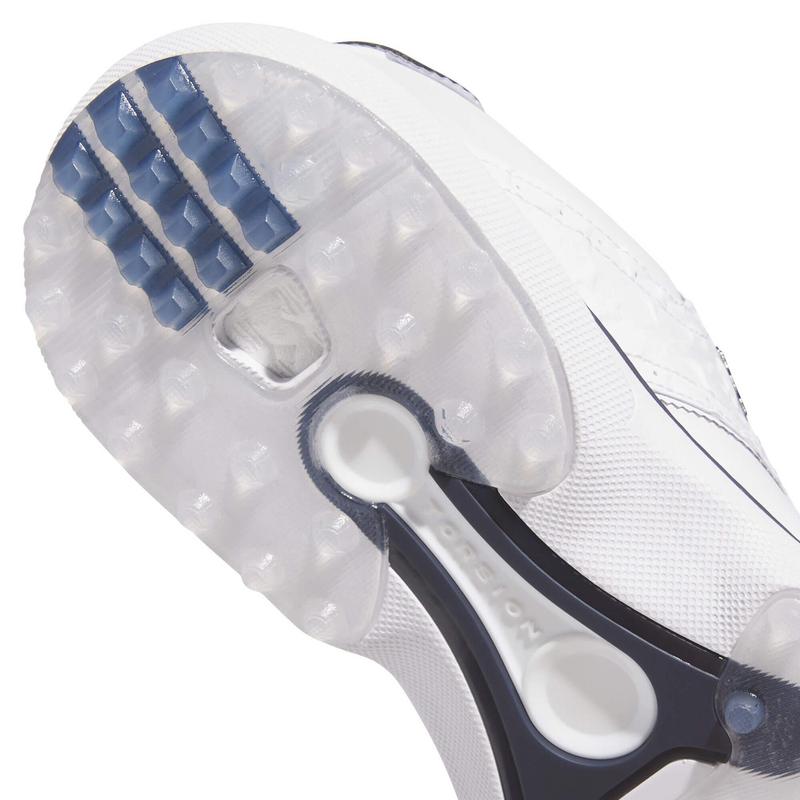 adidas MC70 Spikeless Golf Shoes - White/Collegiate Navy/Halo Silver - main image