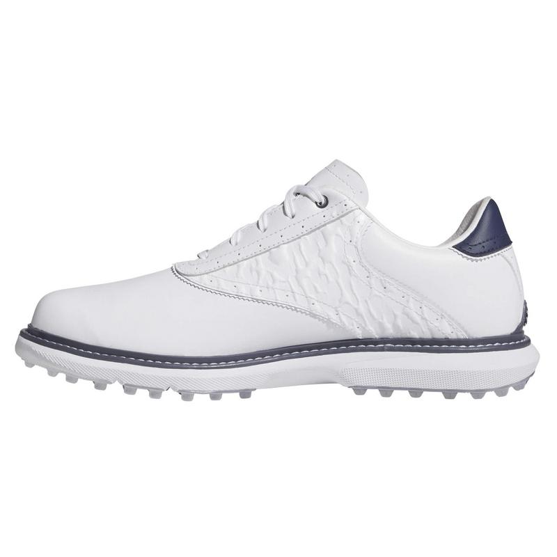 adidas MC70 Spikeless Golf Shoes - White/Collegiate Navy/Halo Silver - main image