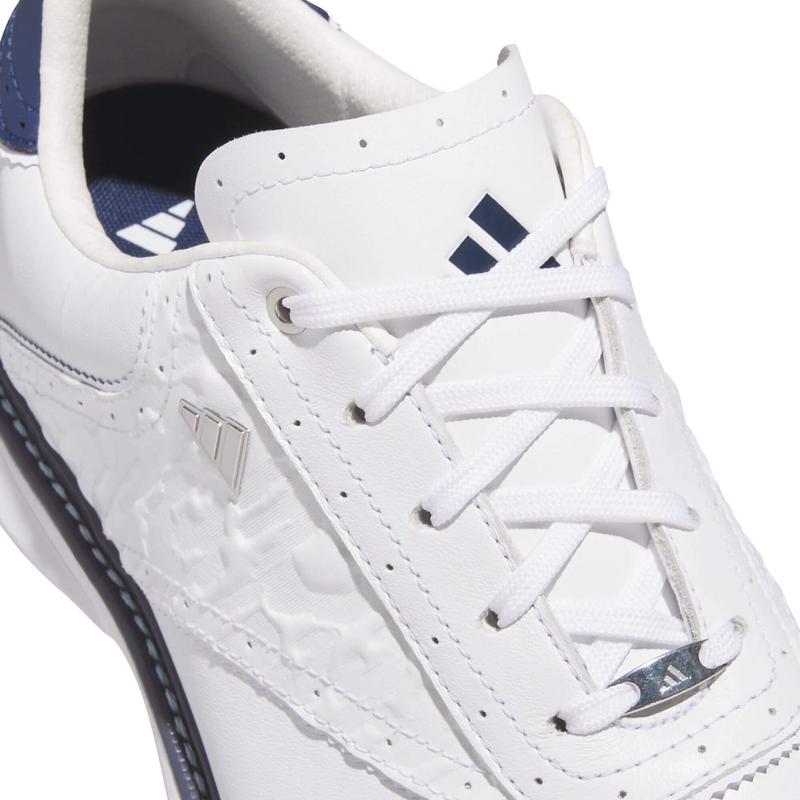 adidas MC70 Spikeless Golf Shoes - White/Collegiate Navy/Halo Silver - main image