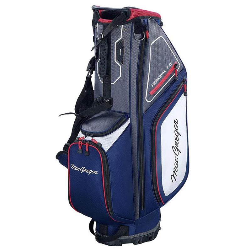 MacGregor Principal 9.5" Golf Stand Bag - Navy/Grey/Red - main image
