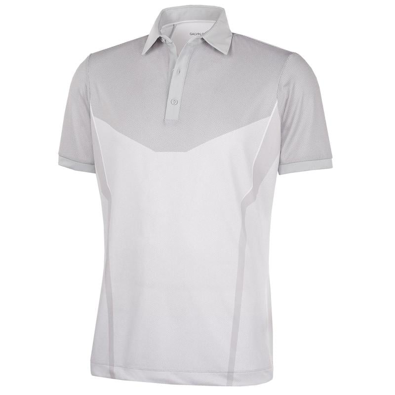 Galvin Green Mateus VENTIL8 PLUS Golf Polo Shirt - Cool Grey/Sharskin - main image