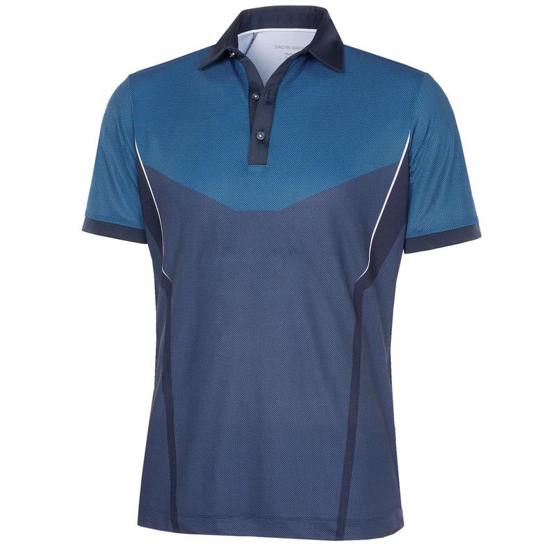 Galvin Green Mateus VENTIL8 PLUS Golf Polo Shirt - Navy/Blue - main image