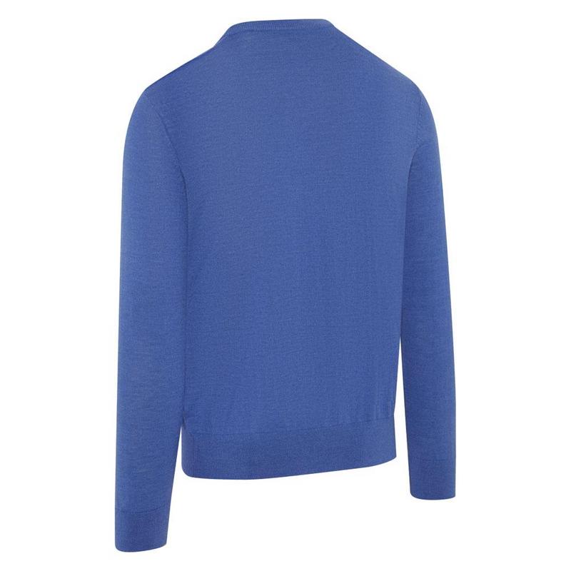 Callaway Crew Neck Merino Mix Golf Sweater - Magnetic Blue - main image