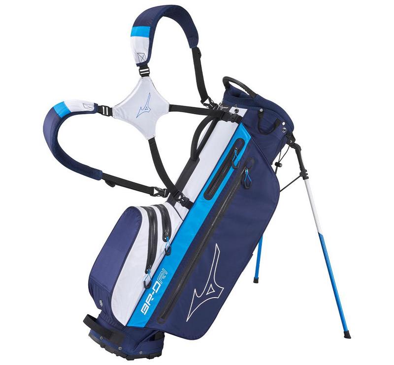 Mizuno BR-DRI Waterproof Golf Stand Bag - Navy/Blue - main image