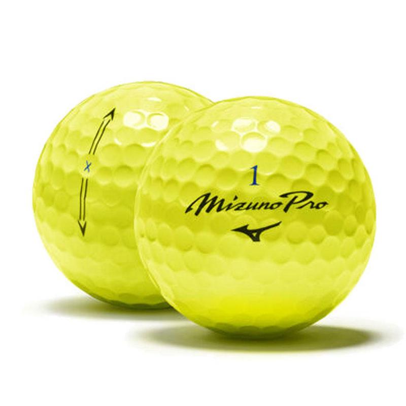 Mizuno Pro X Golf Balls - Yellow - main image