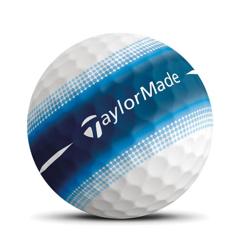 TaylorMade Tour Response Stripe Golf Balls - White/Blue (4 FOR 3) - main image