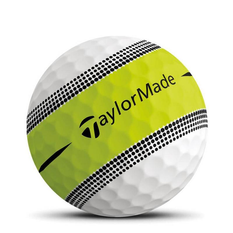 TaylorMade Tour Response Stripe Golf Balls - White/Green (4 FOR 3) - main image