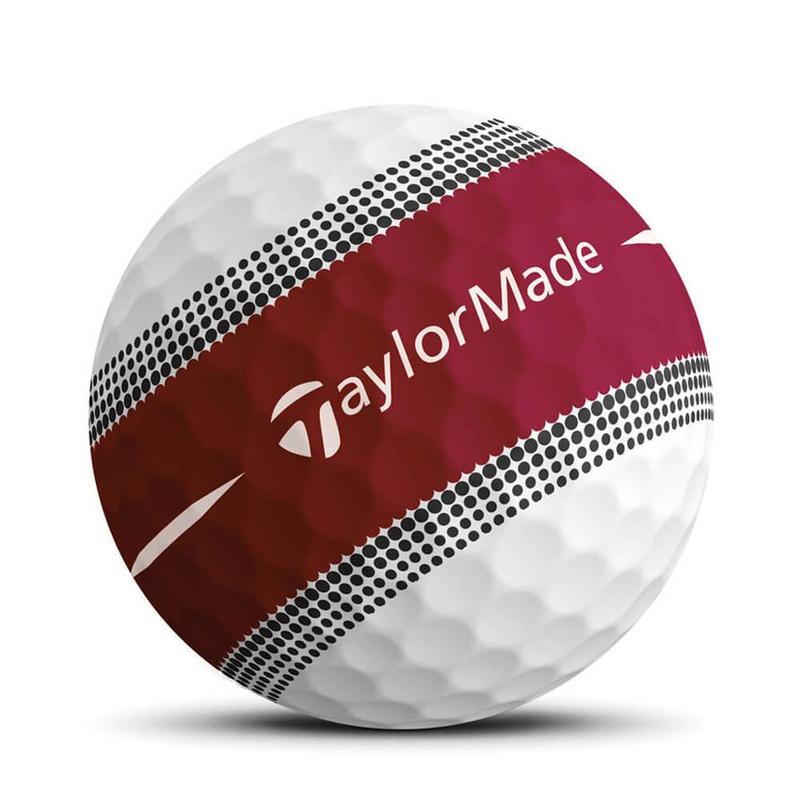 TaylorMade Tour Response Multi Stripe Golf Balls - White - main image