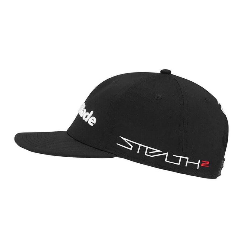 TaylorMade Tour Flat Bill Golf Cap - Black - main image