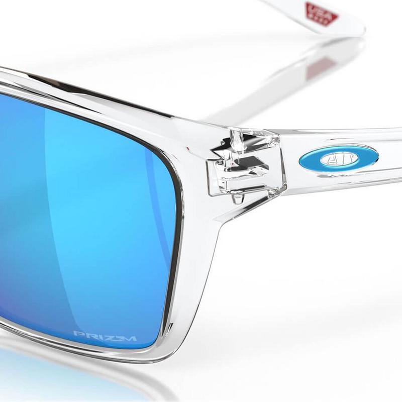 Oakley Sylas Sunglasses - Polished Clear w/Prizm Sapphire Lens - main image