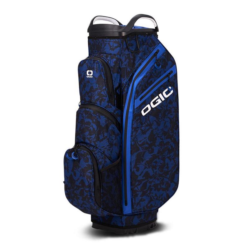 Ogio All Elements Silencer Golf Cart Bag - Blue Floral Abstract - main image