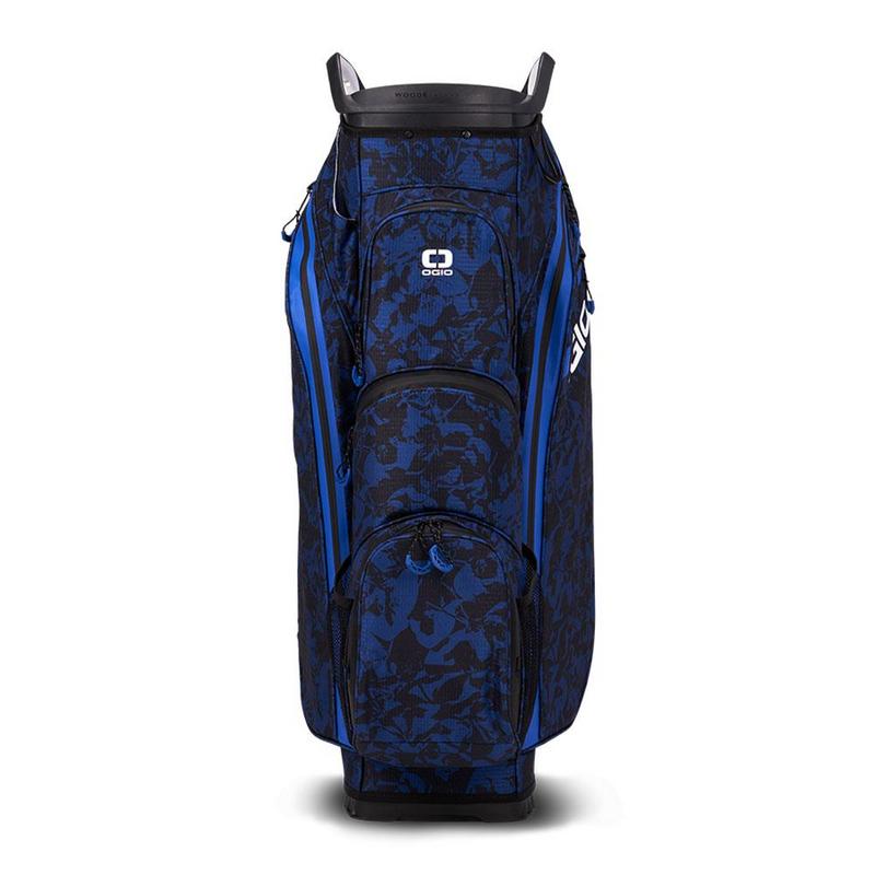 Ogio All Elements Silencer Golf Cart Bag - Blue Floral Abstract - main image