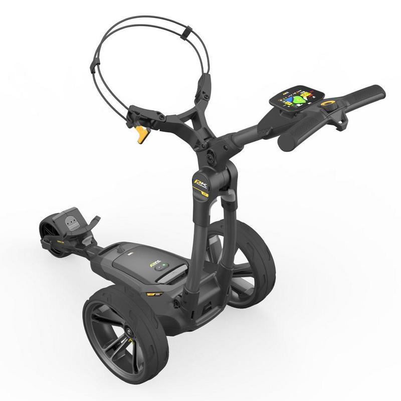 PowaKaddy CT8 GPS EBS Gun Metal Electric Golf Trolley - 18 Hole Lithium - main image