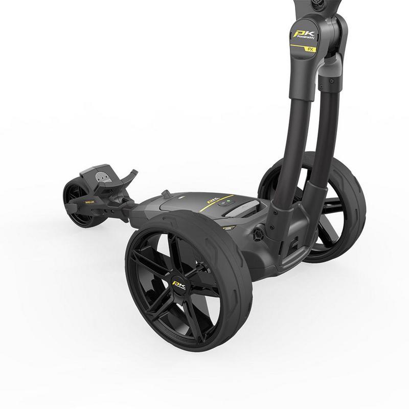 PowaKaddy FX3 EBS Black Electric Golf Trolley - Extended Lithium - main image