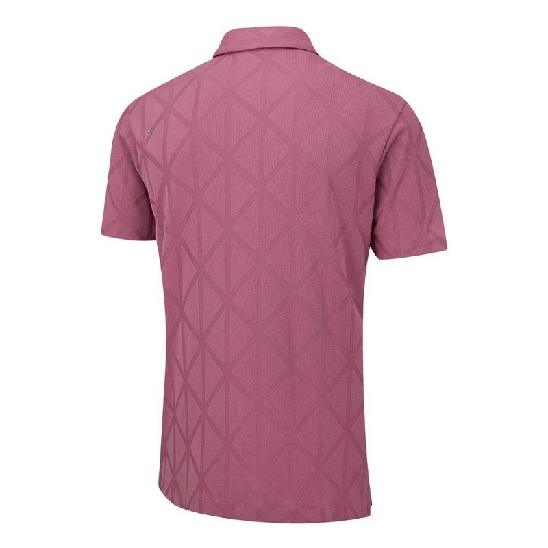 Ping Lenny Golf Polo Shirt - Beet Red - main image