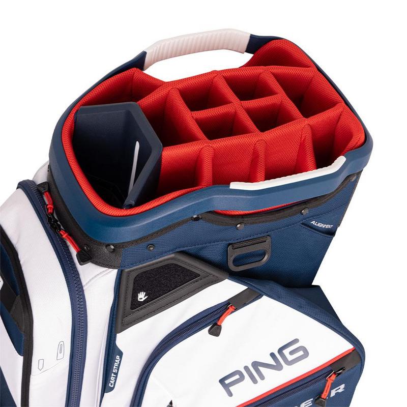 Ping Pioneer 224 Golf Cart Bag - Navy/White/Red - main image