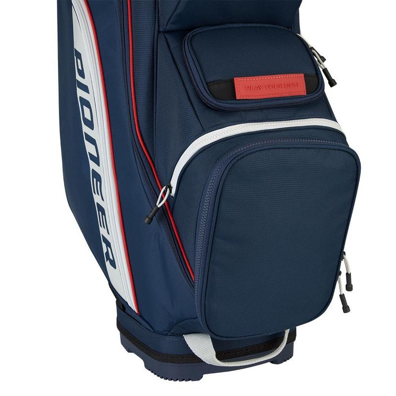 Ping Pioneer 214 Golf Cart Bag - Navy/Platinum/Red - main image