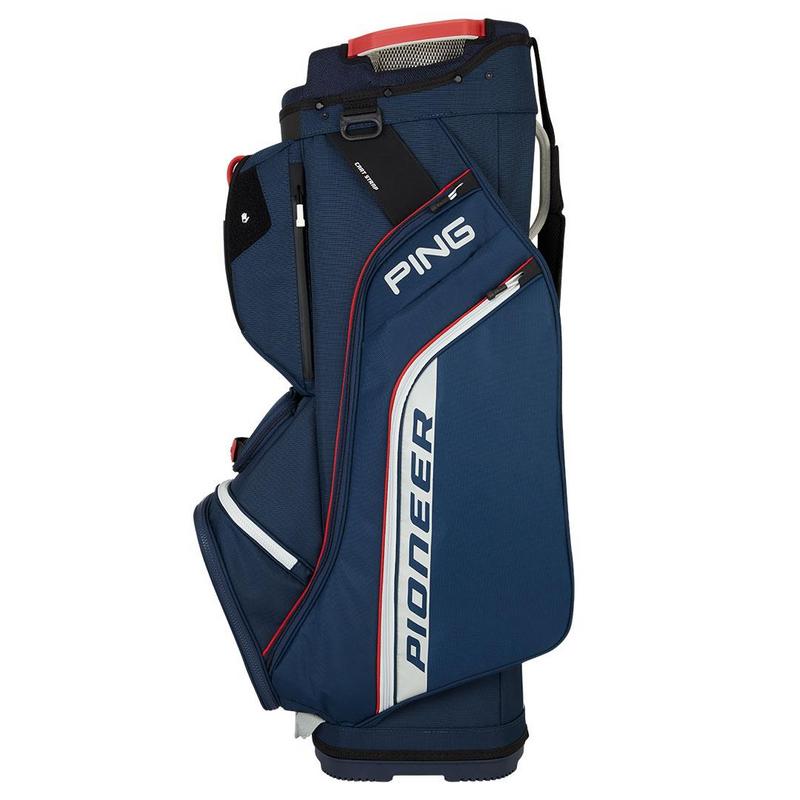 Ping Pioneer 214 Golf Cart Bag - Navy/Platinum/Red - main image