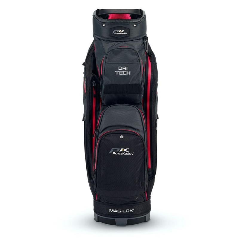 PowaKaddy Dri Tech Golf Cart Bag 2024 - Black/Gun Metal/Pink - main image